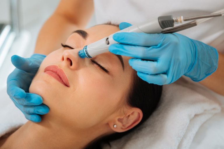 Hydrafacial treatment